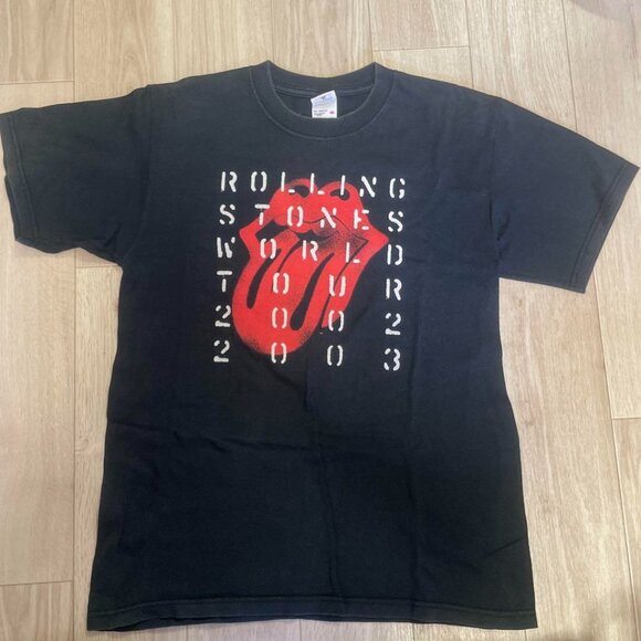 Vera R Tops - The Rolling Stones 2002/2003 World Tour Vintage Shirt – Retro Rock Band Tee 91